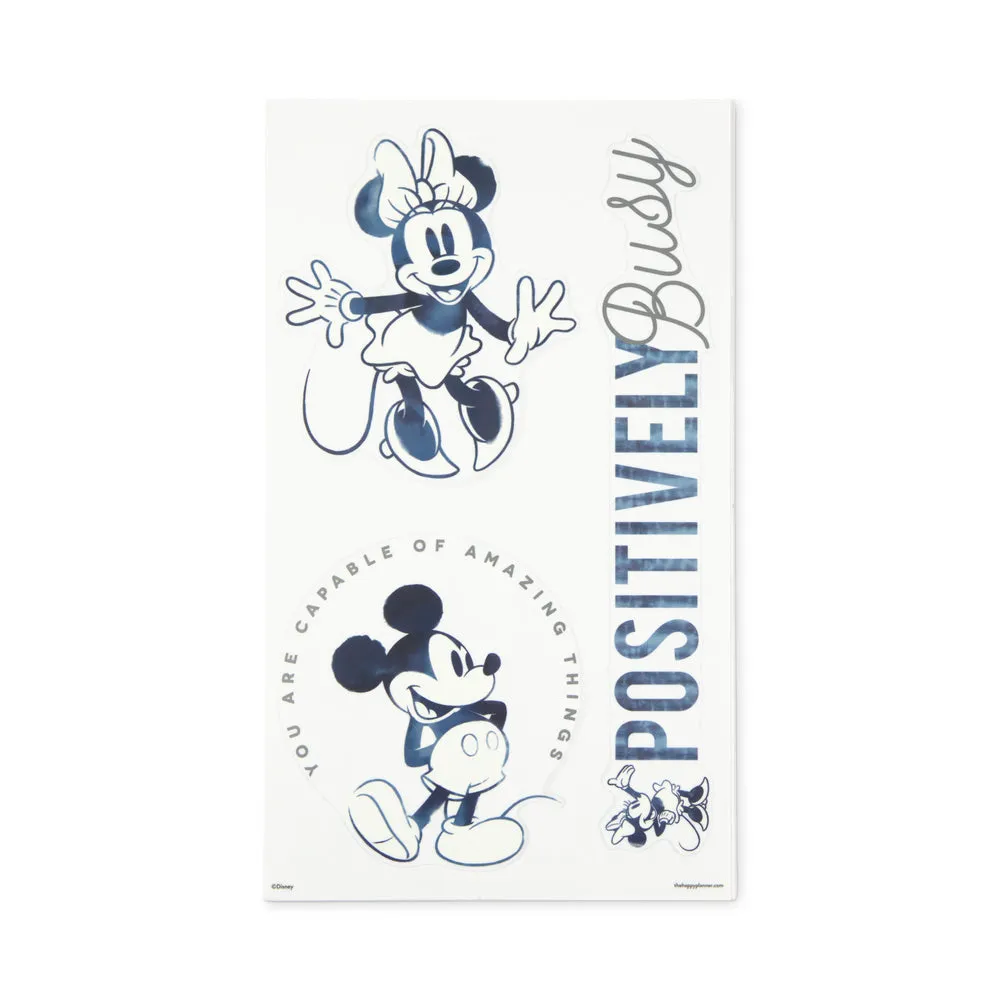 Disney© Mickey Mouse & Minnie Mouse Indigo Large Icons Stickers