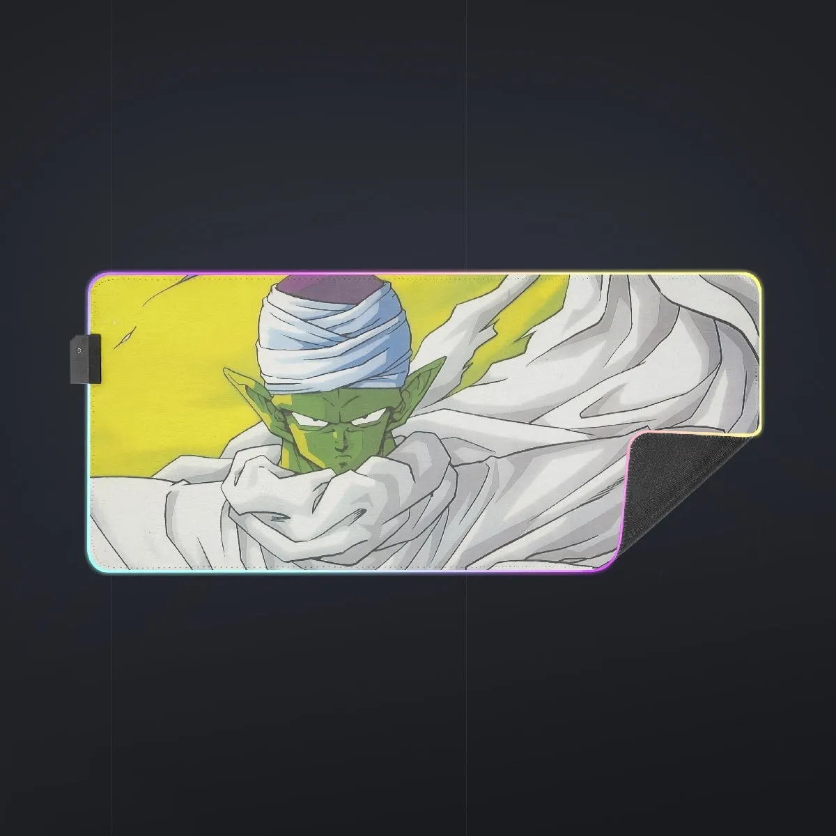 Dragon Ball Angry Piccolo Standing And Ready for Fighting cool LED Mouse Pad