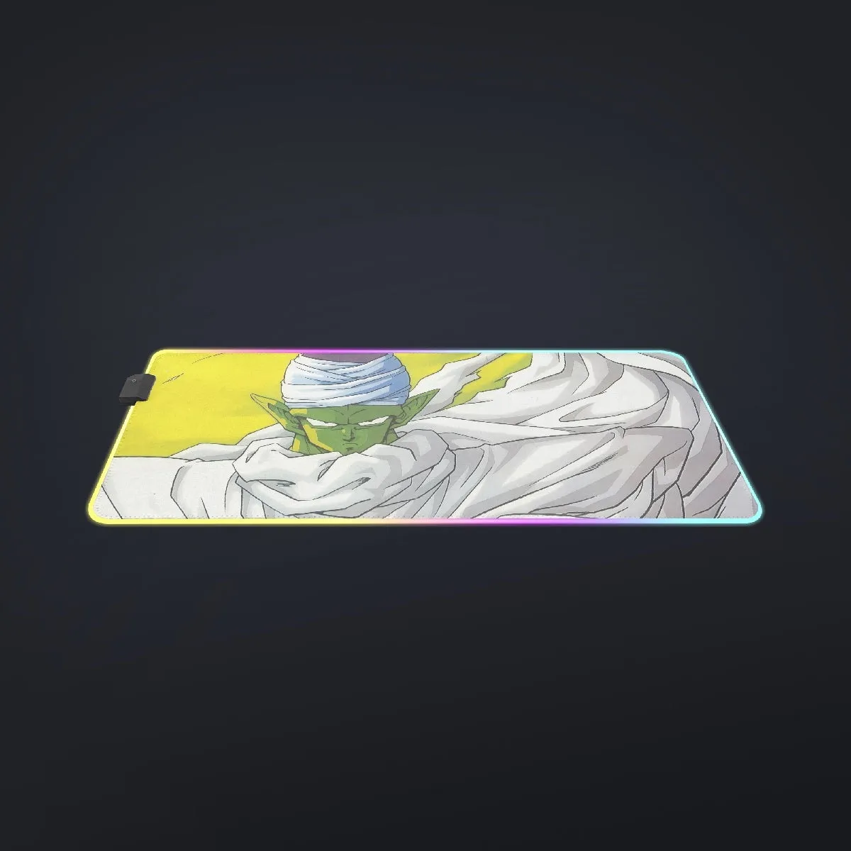 Dragon Ball Angry Piccolo Standing And Ready for Fighting cool LED Mouse Pad