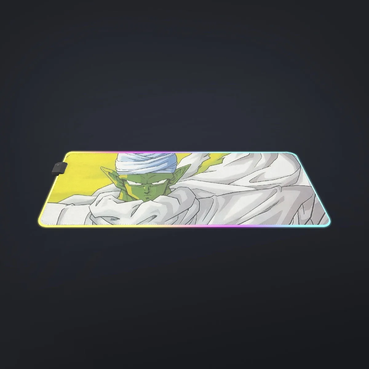 Dragon Ball Angry Piccolo Standing And Ready for Fighting cool LED Mouse Pad