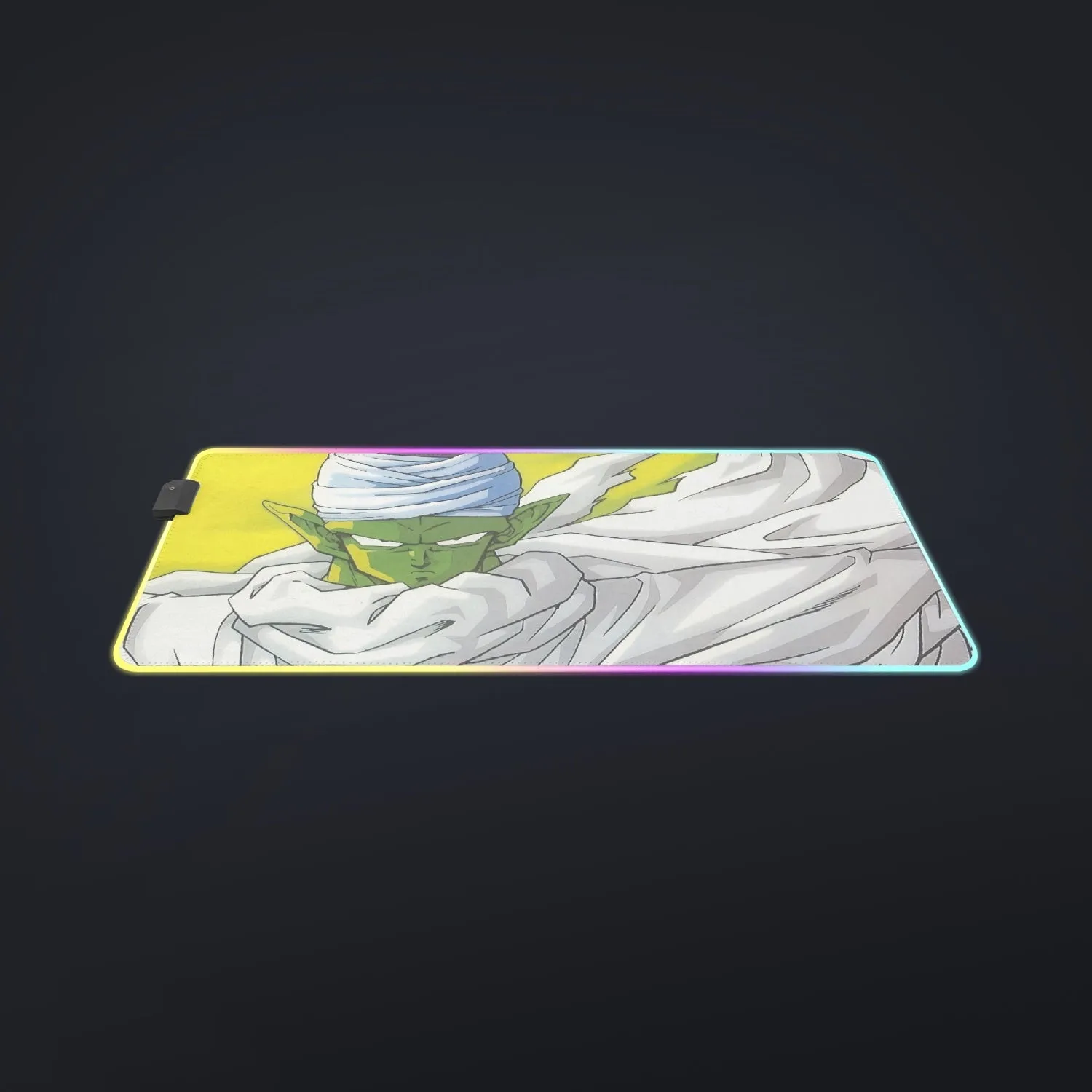 Dragon Ball Angry Piccolo Standing And Ready for Fighting cool LED Mouse Pad