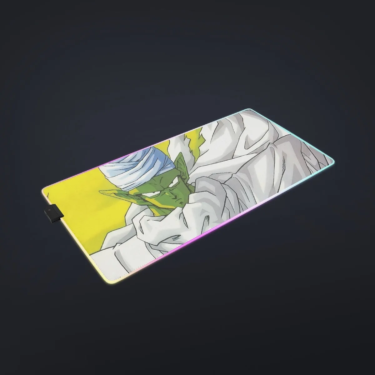 Dragon Ball Angry Piccolo Standing And Ready for Fighting cool LED Mouse Pad