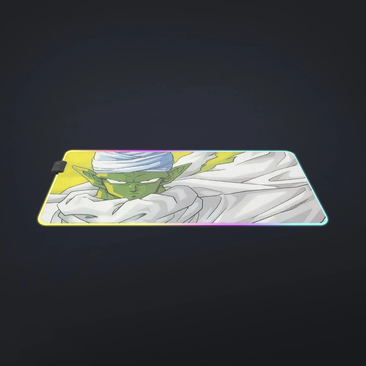 Dragon Ball Angry Piccolo Standing And Ready for Fighting cool LED Mouse Pad