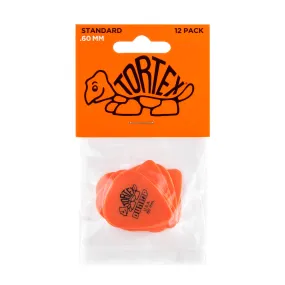 Dunlop 418P-60 0.60mm Tortex® Standard Guitar Pick 12 Pack - Orange