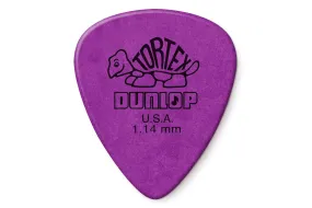 Dunlop Tortex® Standard 1.14mm Purple Guitar & Ukulele Pick - SINGLE PICK