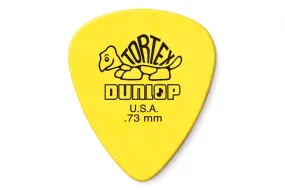 Dunlop Tortex® Standard .73mm Yellow Guitar & Ukulele Pick 12 Pack