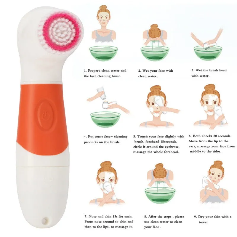 Electric Face Massage Kit Beauty Tool