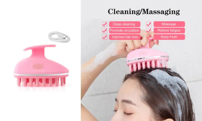 Electric Hair Scalp Massager Shampoo Brush