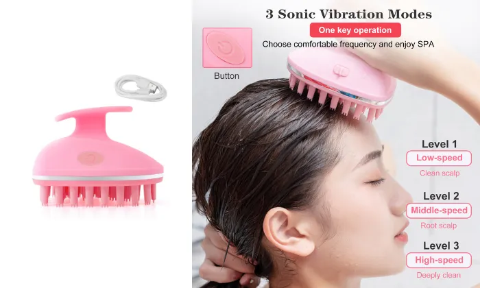 Electric Hair Scalp Massager Shampoo Brush