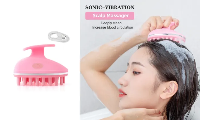 Electric Hair Scalp Massager Shampoo Brush