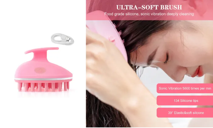 Electric Hair Scalp Massager Shampoo Brush