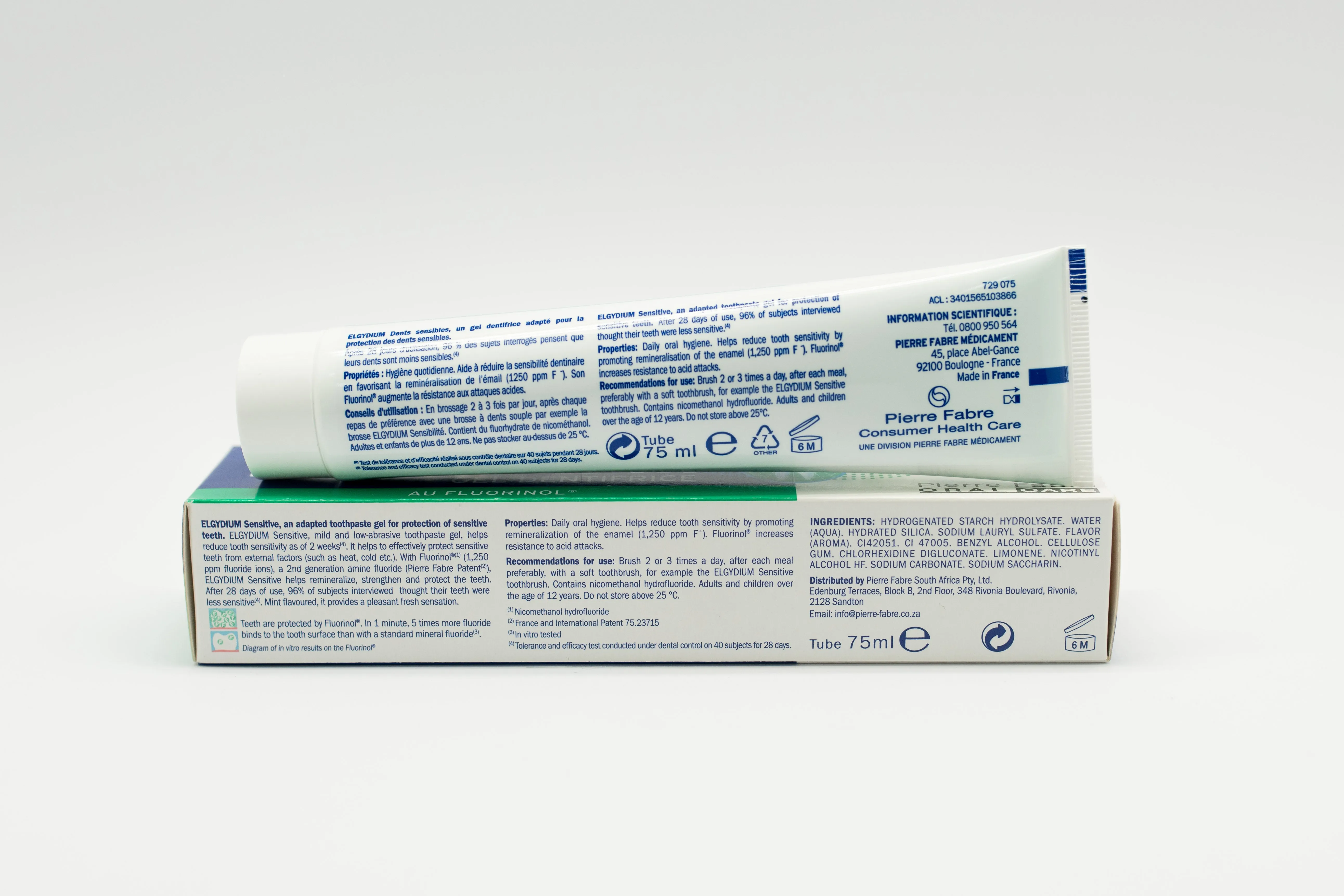 Elgydium Sensitive Toothpaste Gel 75 Ml