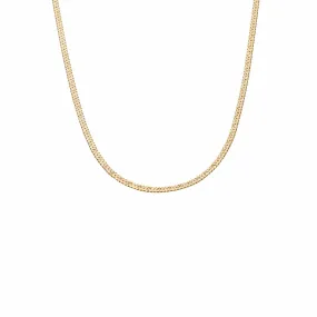 Estée Lalonde Short Snake Chain Necklace 18ct Gold Plate