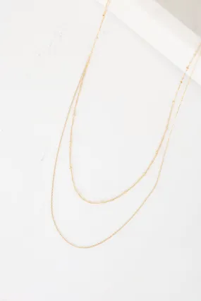 Esther Gold Layered Chain Necklace