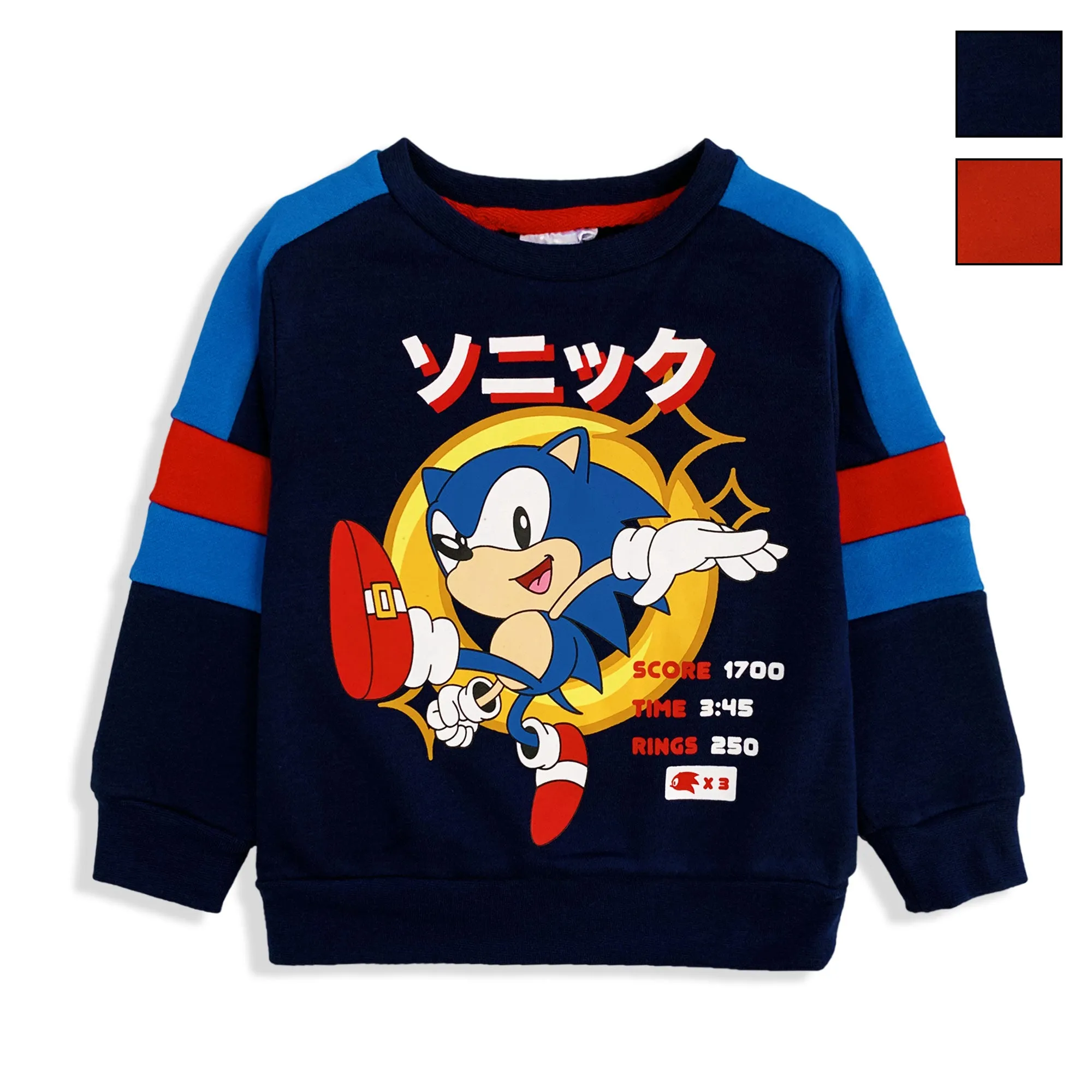 Felpa Sonic The Hedgehog per bambino a maniche lunghe bimbo 6264