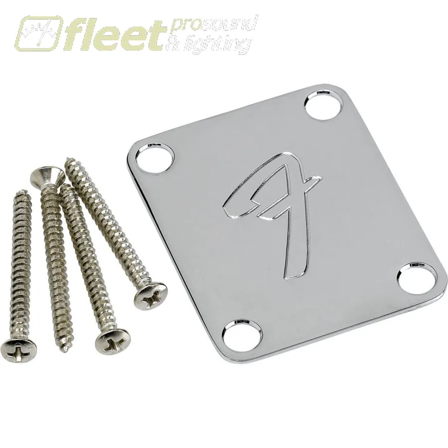 Fender 4-Bolt Vintage Style Neck Plate "F" - Chrome (0991448100)