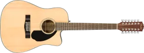 Fender CD-60SCE 12-String Dreadnought Acoustic Electric Guitar