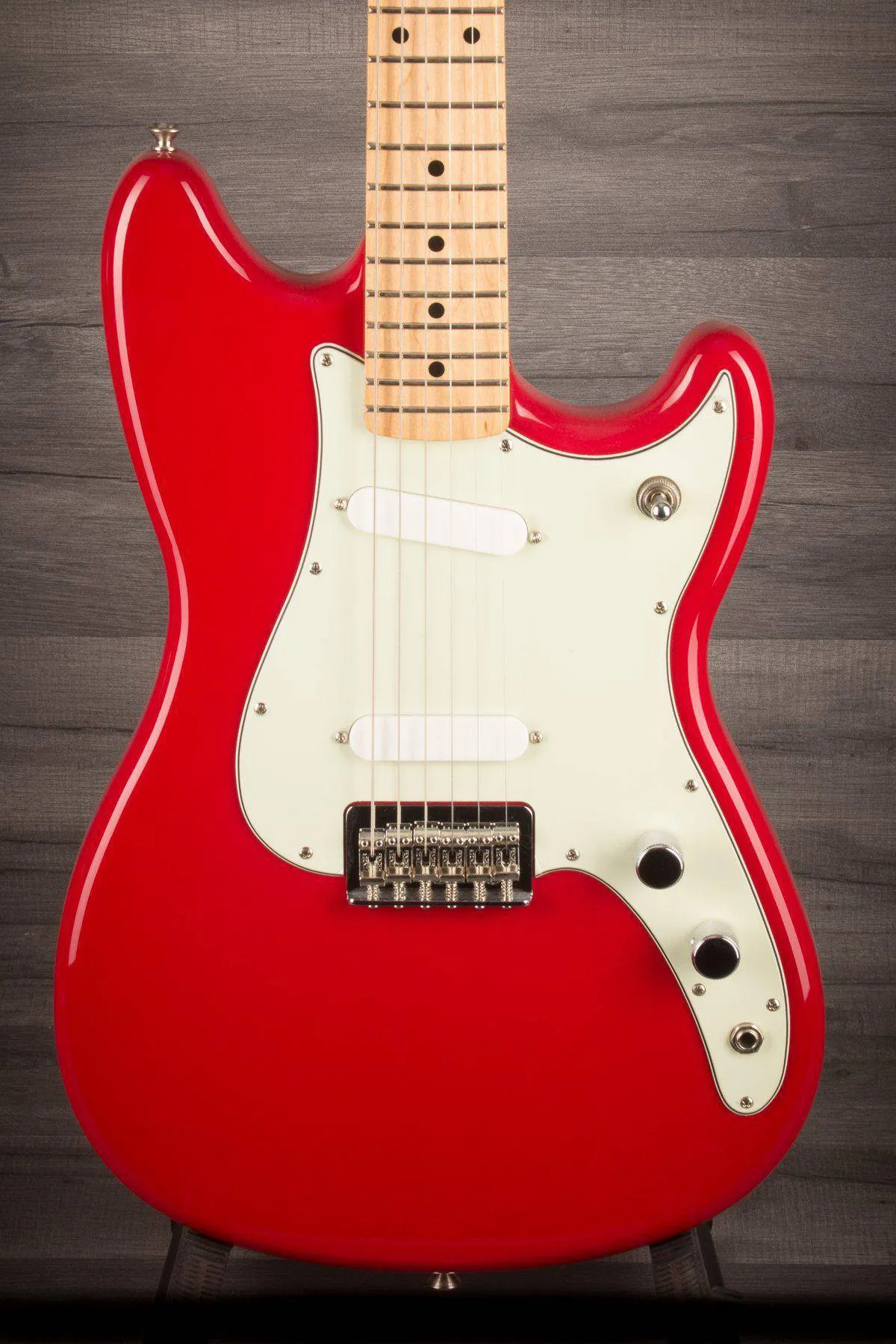 Fender Duo-Sonic Electric Guitar, MN, Torino Red