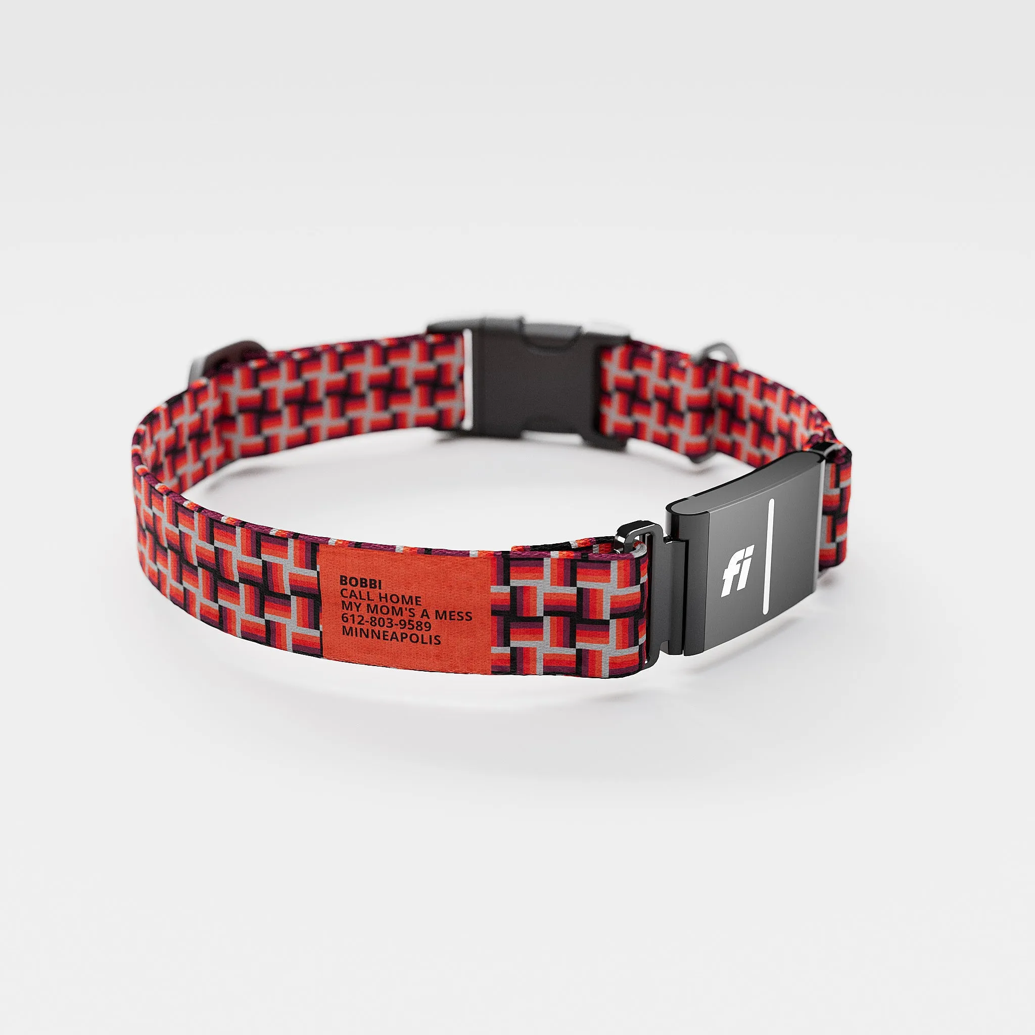 Fi GPS Included Lattice Brick Everyday Collar (6 month subscription)