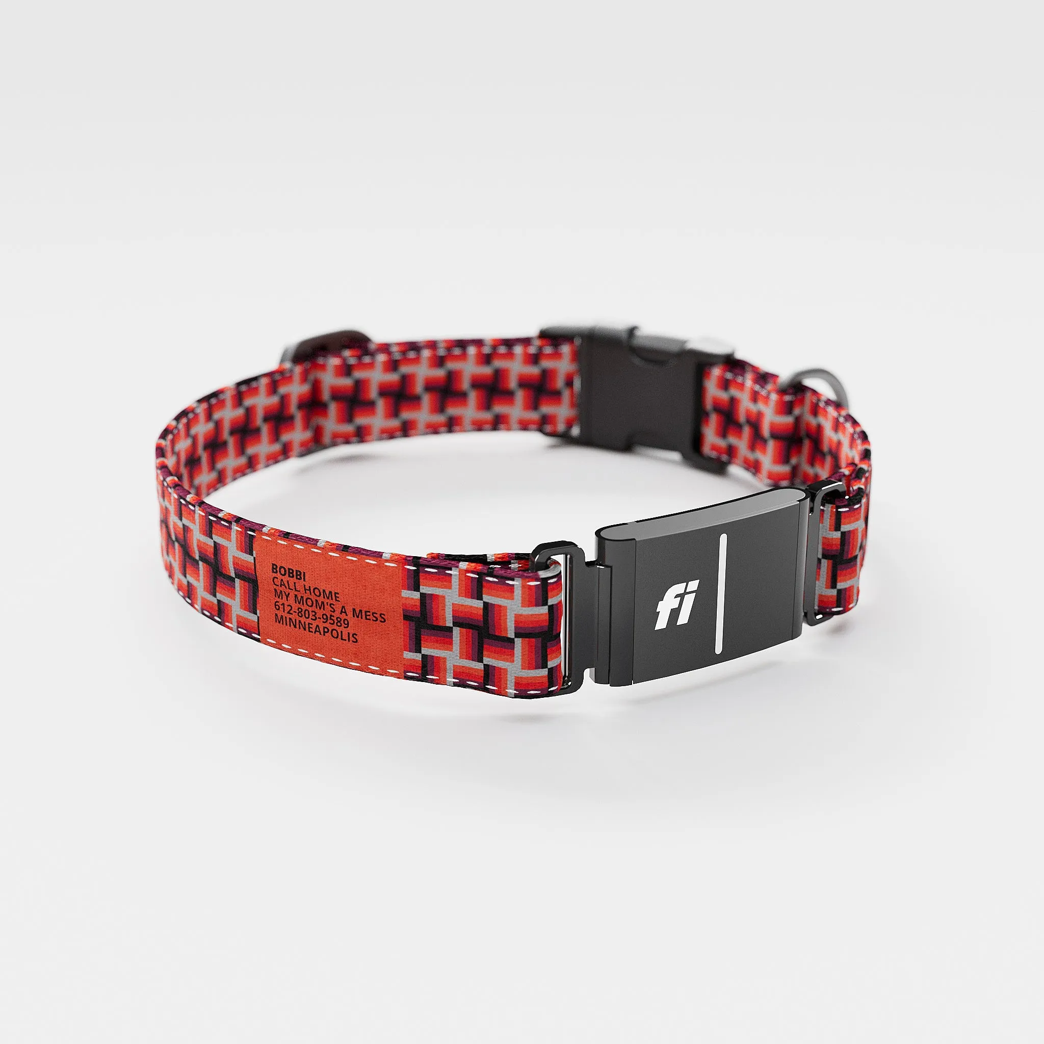 Fi GPS Included Lattice Brick Everyday Collar (6 month subscription)