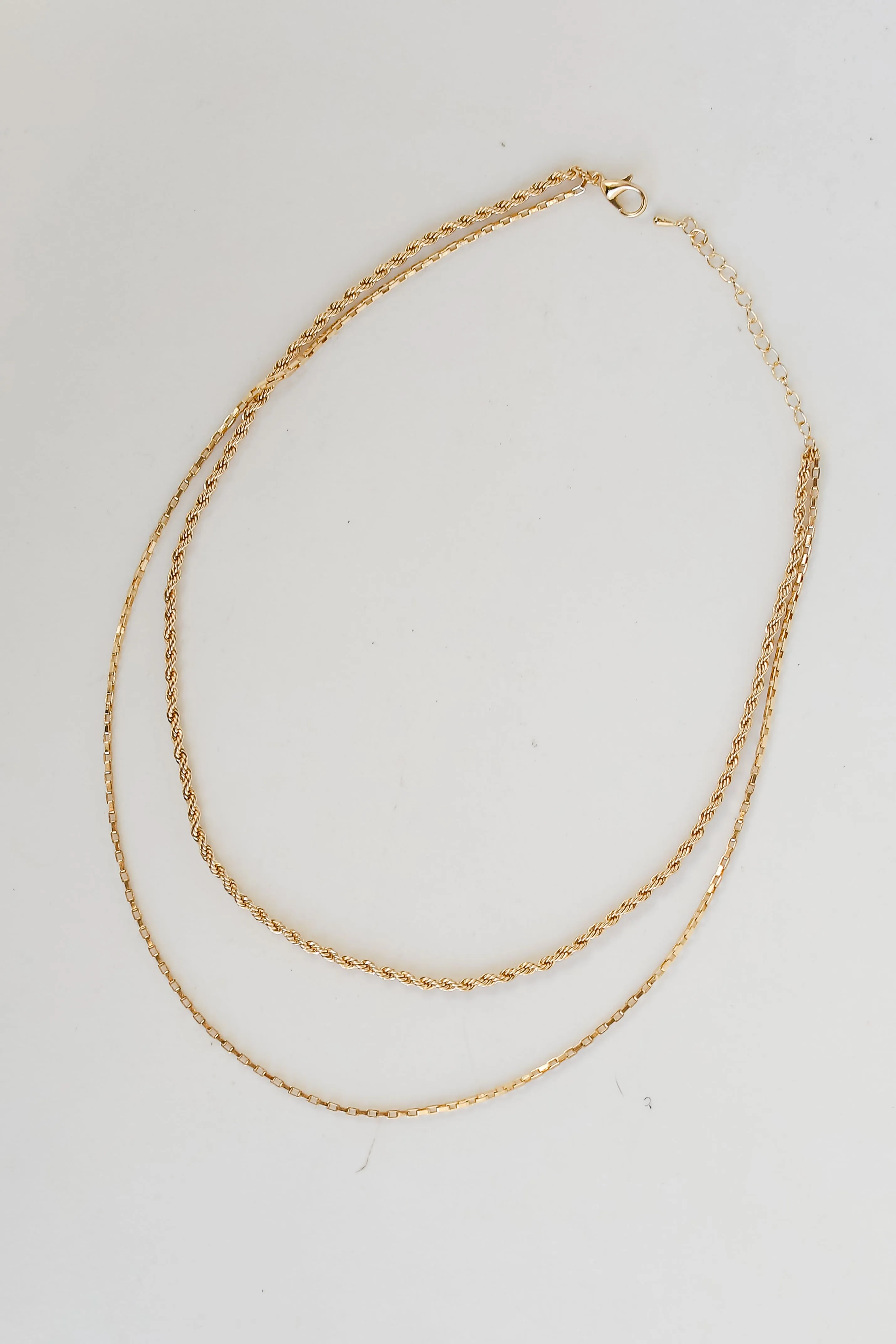 FINAL SALE - Natalia Gold Layered Chain Necklace