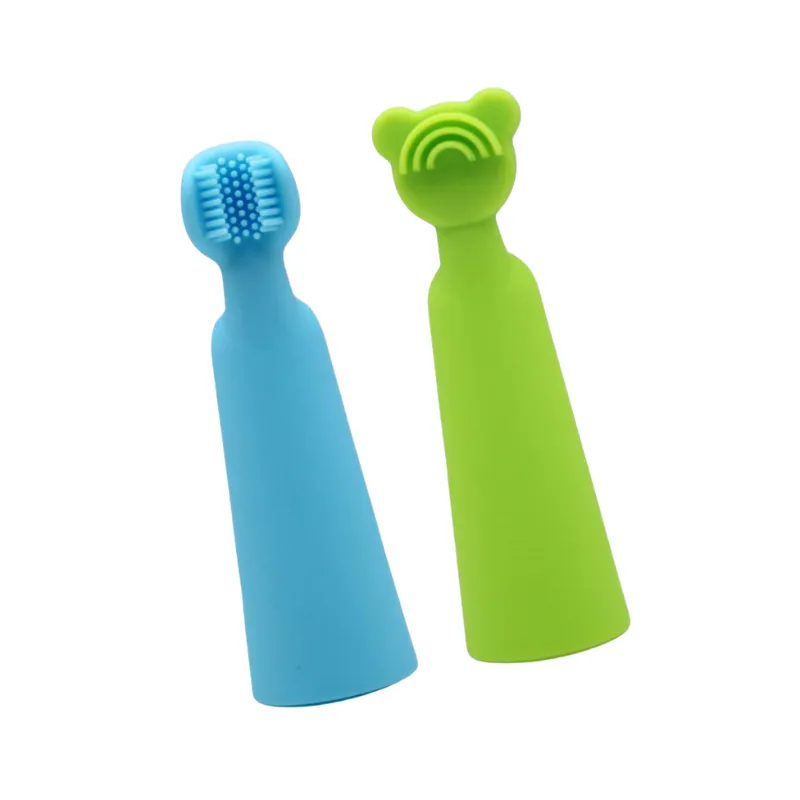 Finger Brush   Tongue Scraper Set