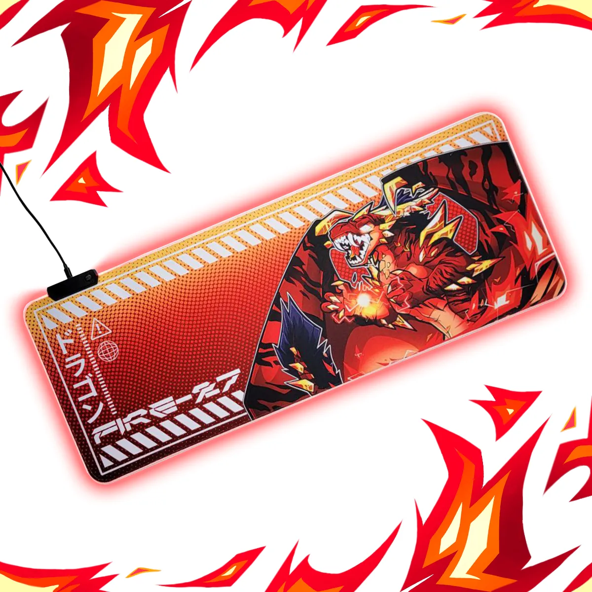 FIRE DRAGON RGB MOUSEPAD