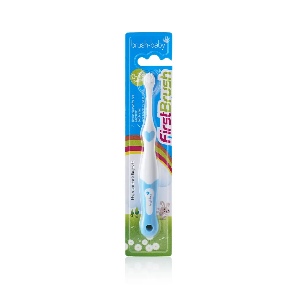 FirstBrush™ First Baby Toothbrush (0-18 months) (Pack of 6 Mixed Colours)