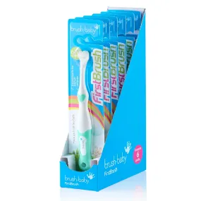 FirstBrush™ First Baby Toothbrush (0-18 months) (Pack of 6 Mixed Colours)