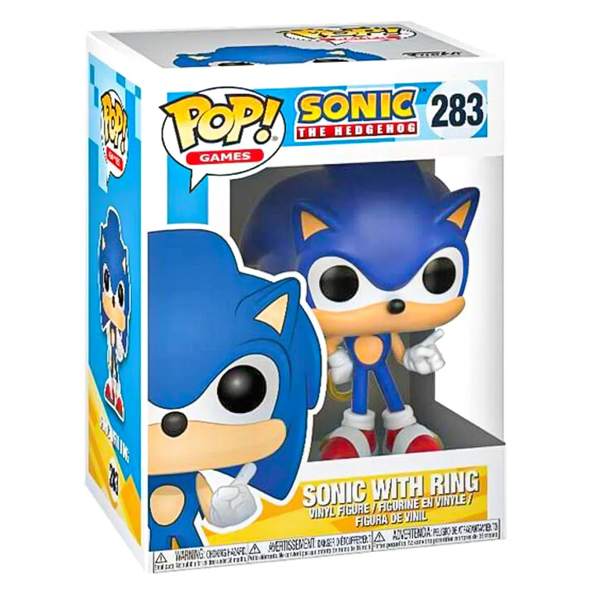 Funko Pop! Games: Sonic the Hedgehog Sonic with Ring Vinyl Figure #283