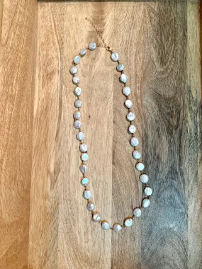 Genuine Coin Pearl Necklace