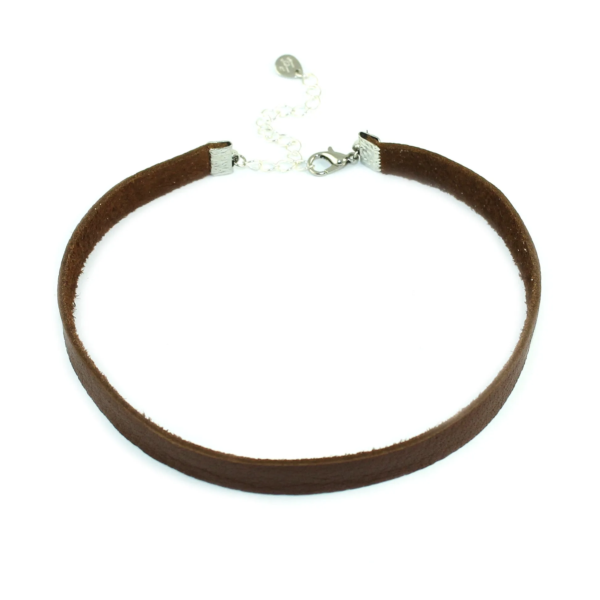 Genuine Leather Choker Necklace