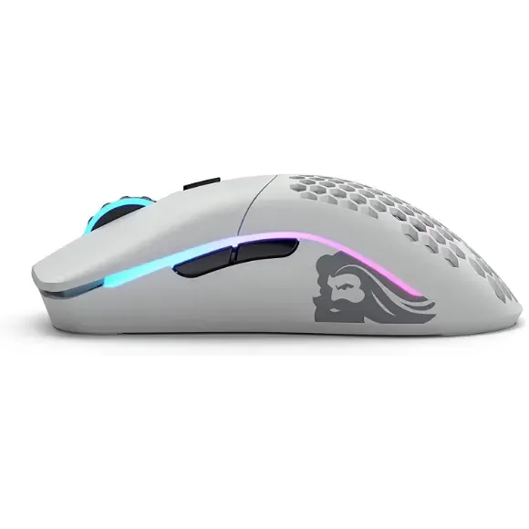 Glorious Model O- Minus Gaming Wireless Mouse -65g lightweight Honeycomb - (Matte White)