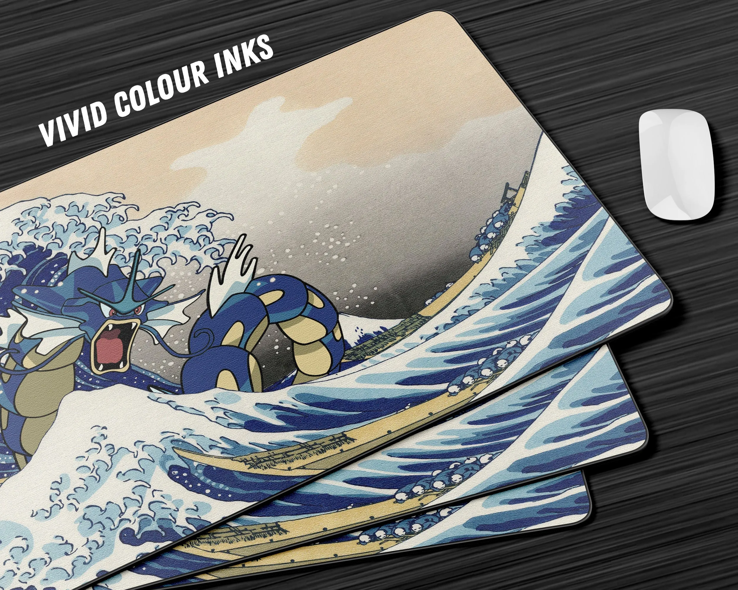 Gyarados Great Wave Off Kanagawa Gaming Mouse Pad