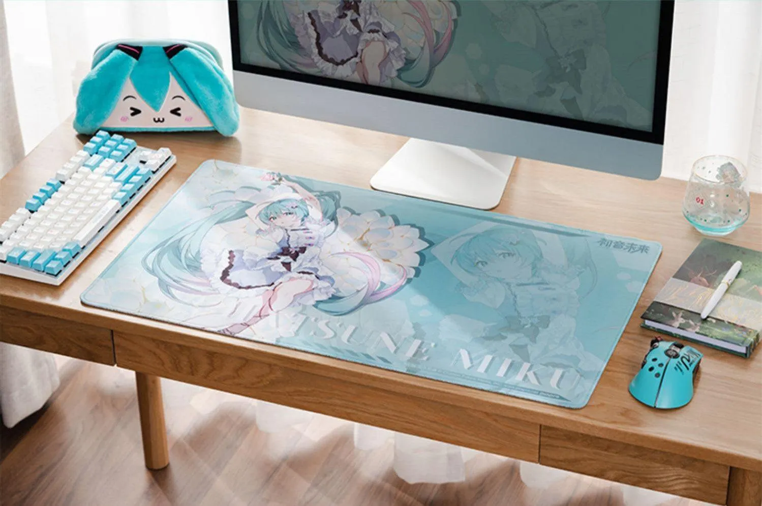 Hatsune Miku Flower Monogatari Ultra Large Mouse Pad