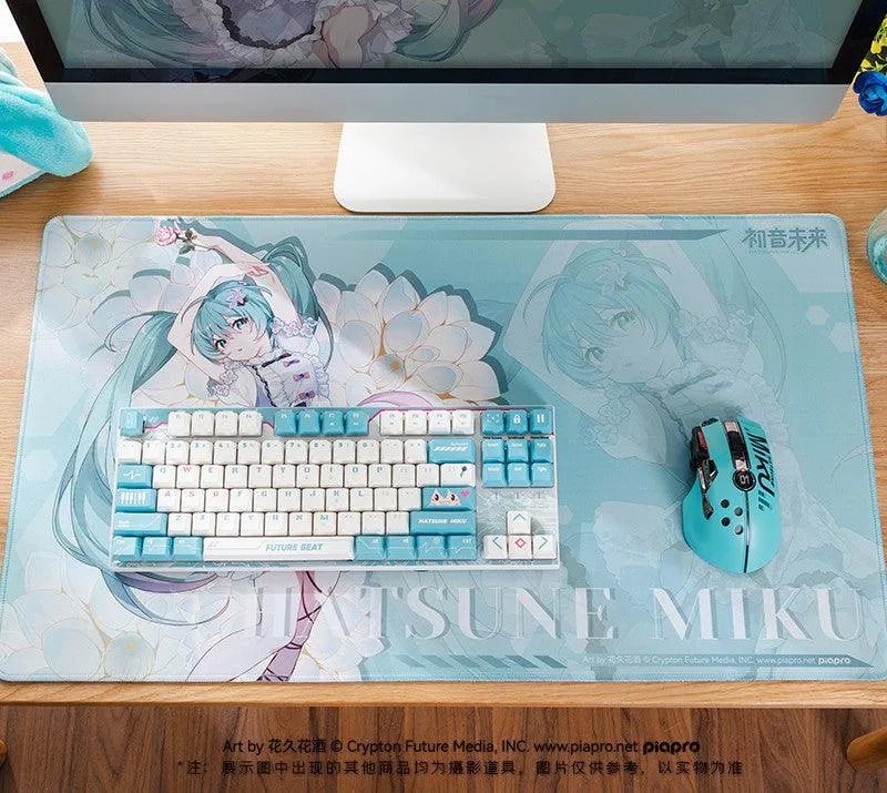 Hatsune Miku Flower Monogatari Ultra Large Mouse Pad