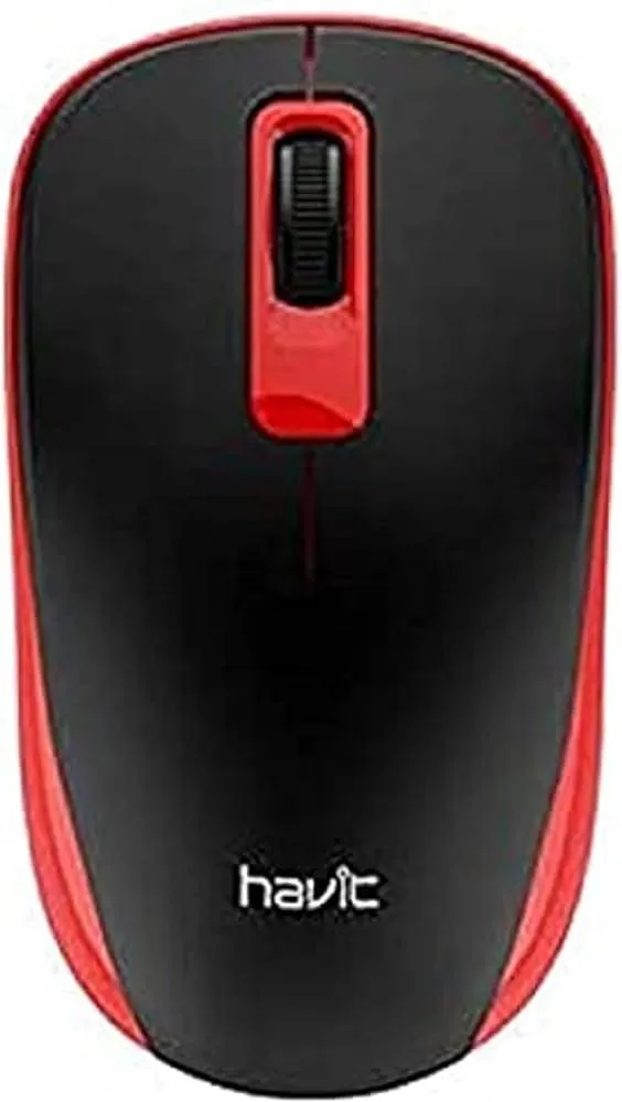 Havit Hv-Ms626Gt Wireless Mouse -¬†Black   Red