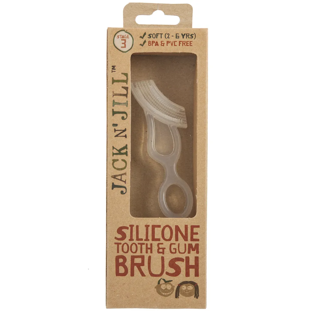 Jack n' Jill Silicone Tooth and Gum Brush - Stage Three (2-5y)