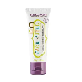 Jack N Jill  Toothpaste Banana Natural 50g   Toothpaste Blackcurrant Natural 50g