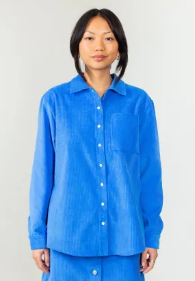 Jemima Corduroy Shirt Blue