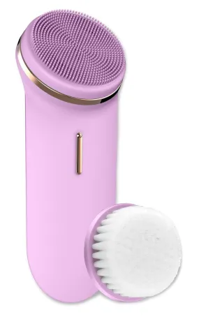 Jessica Simpson Rechargeable Sonic Facial Brush, 2 Brush Heads, 5 Speed Modes