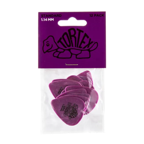 Jim Dunlop JP114 Tortex Players Guitar Pick Pack 1.14mm