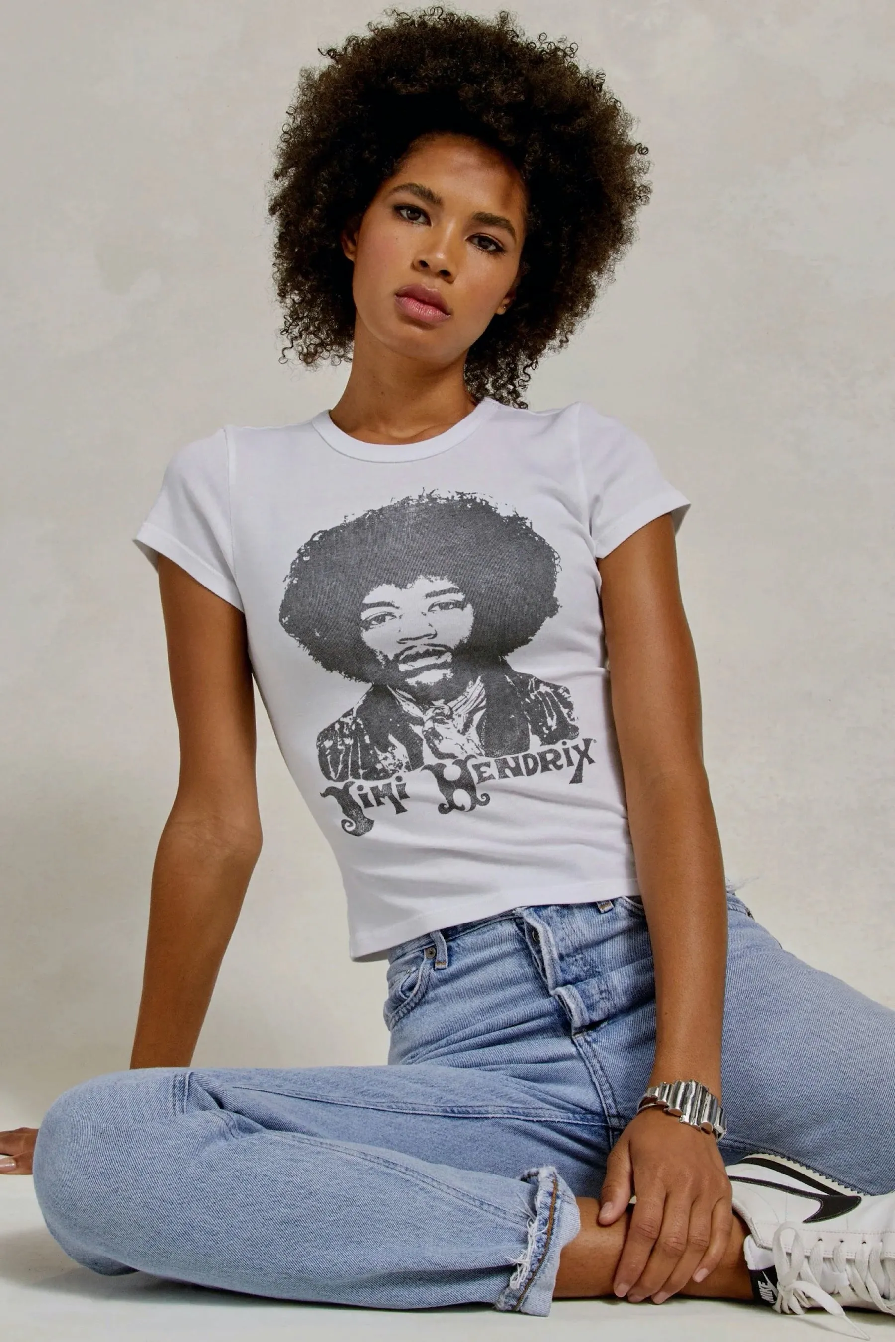 Jimi Hendrix Portrait Slim Tee