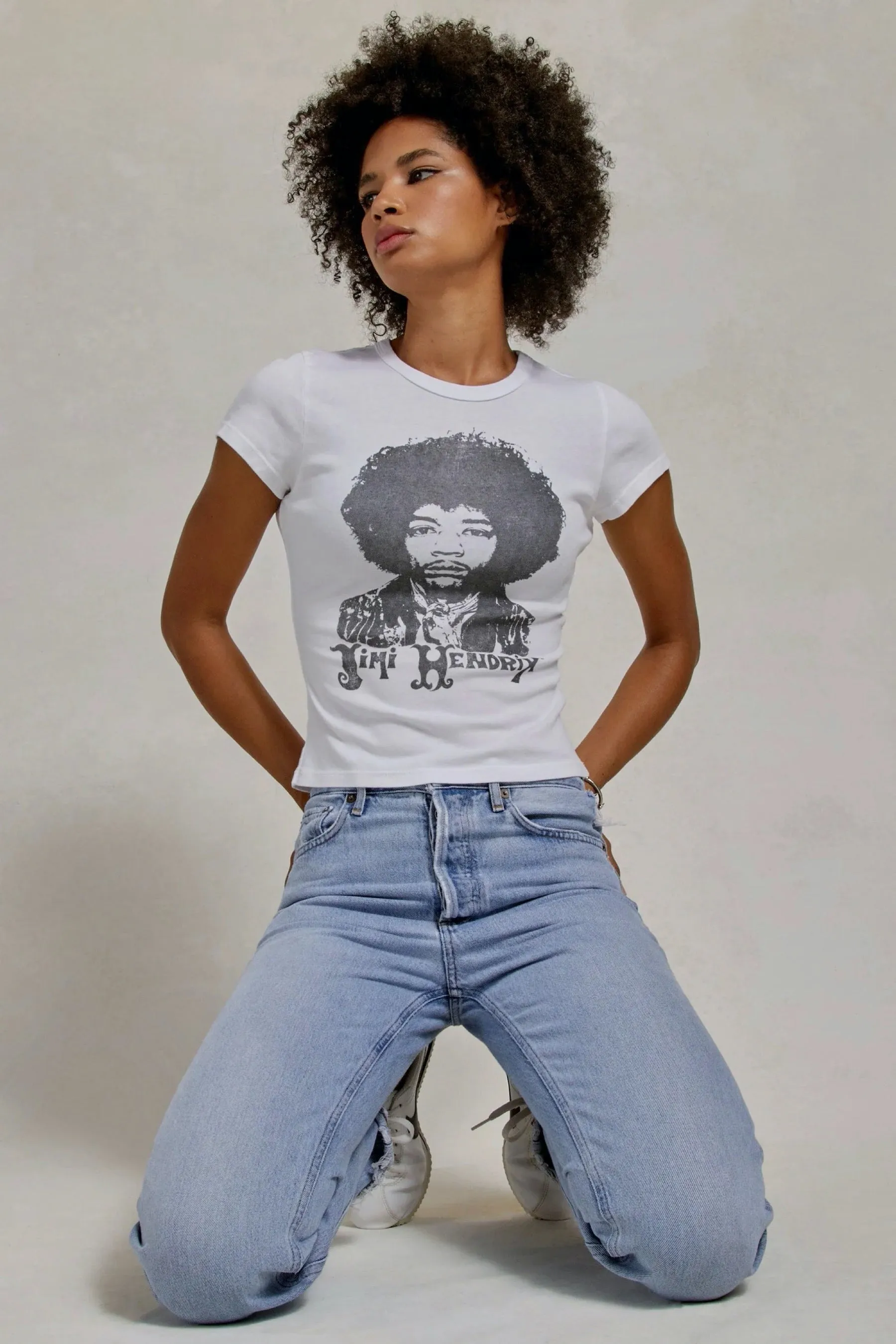 Jimi Hendrix Portrait Slim Tee