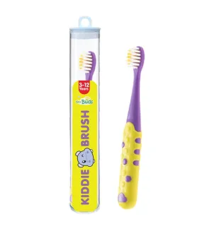 Kiddie Toothbrush (3-12 Years) - Yellow and Purple