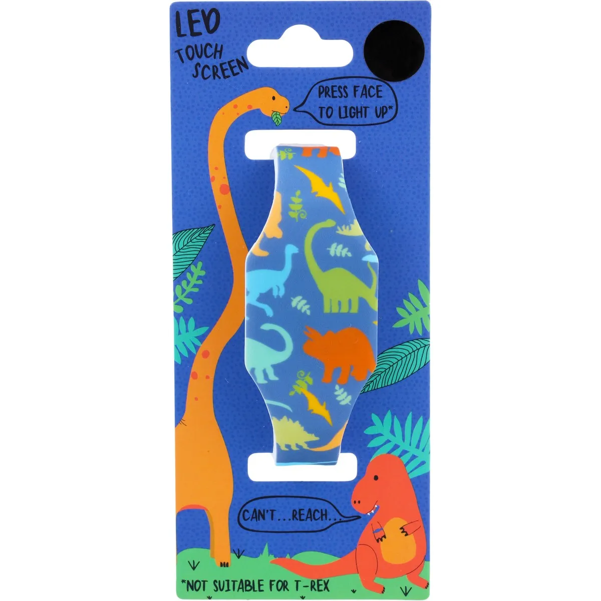 Kids Dinosaur LED Touch Screen Watch - Blue