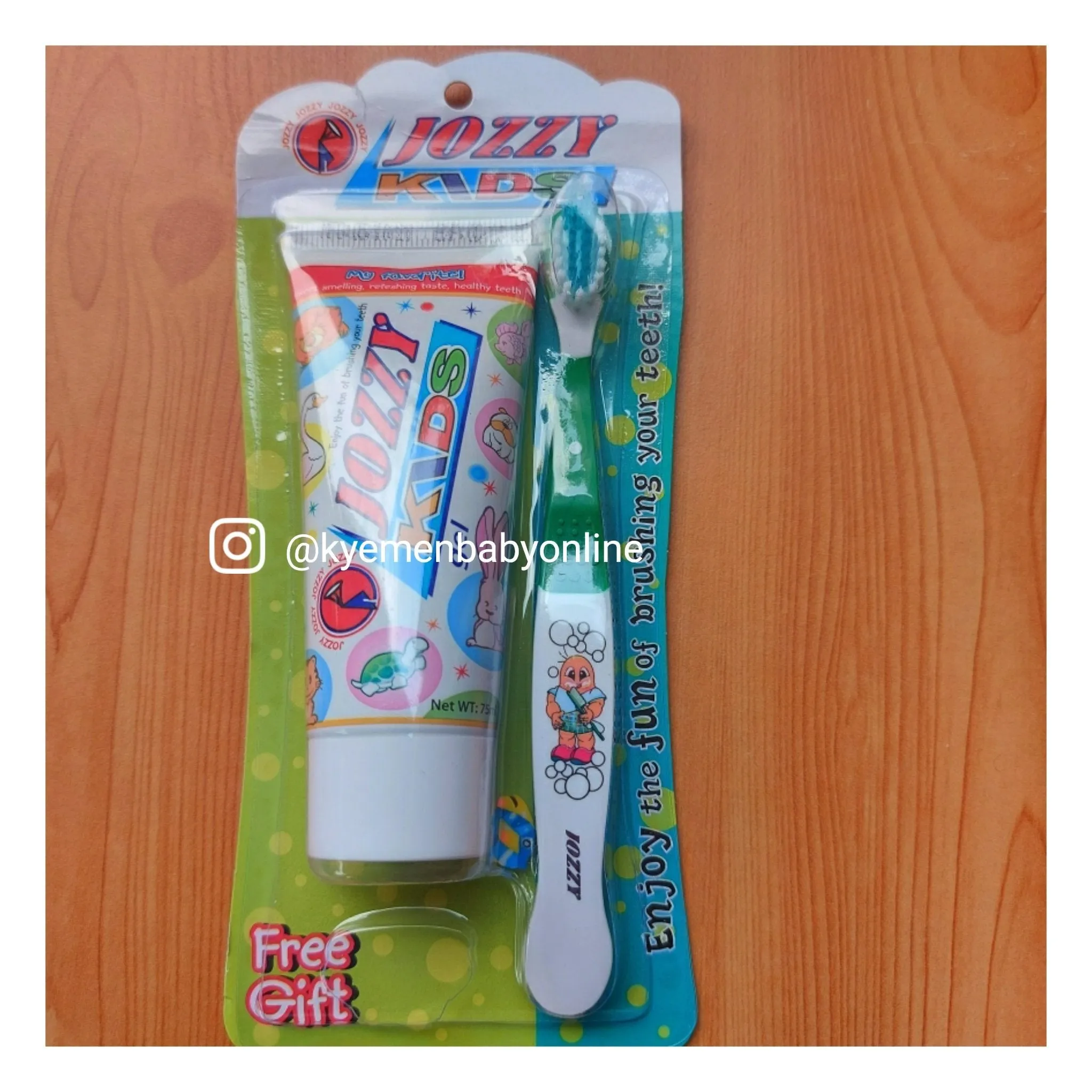 Kids Toothbrush And Toothpaste (Jozzy Kids)