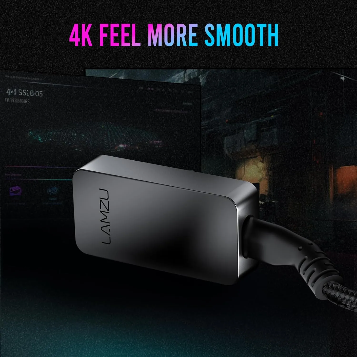 Lamzu 4K Polling Rate Dongle | Black