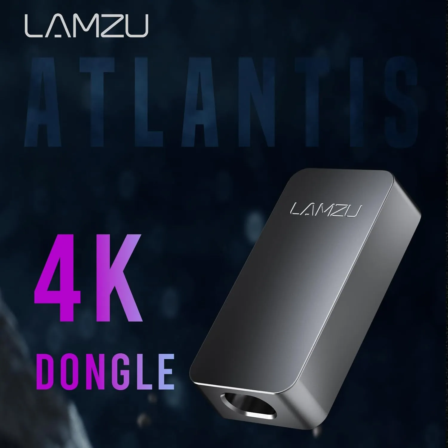 Lamzu 4K Polling Rate Dongle | Black