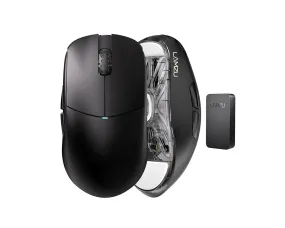 LAMZU Atlantis Mini V2 with 4K Dongle | Wireless Gaming Mouse Charcoal Black